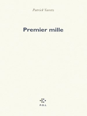 cover image of Premier mille